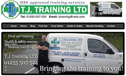 TJ Training website